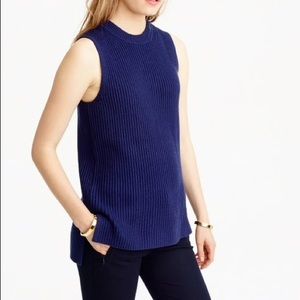 NWOT J.Crew sleeveless tunic sweater